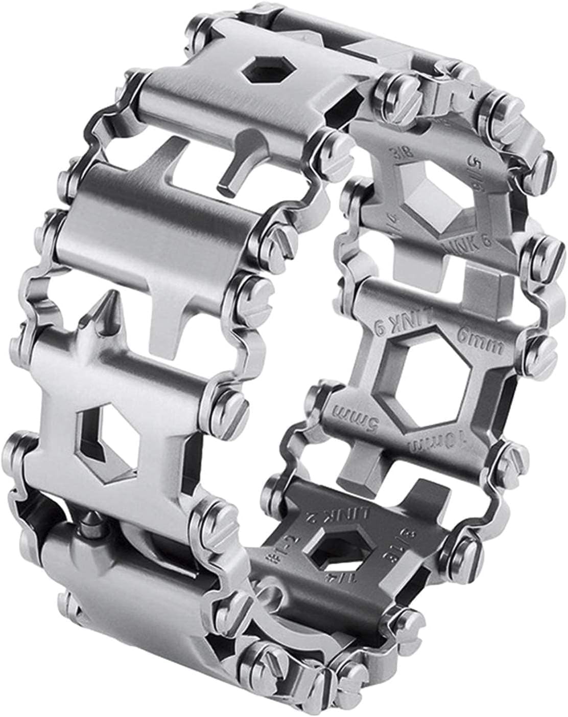 SINGEAR Stainless Tool Bracelet Compatible for LEATHERMAN TREAD, 29 in 1 Surv…