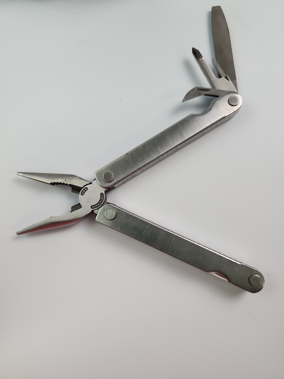 Vintage Leatherman Multi Tool w/ Original Leather Case Sheath US REG TM 1325473