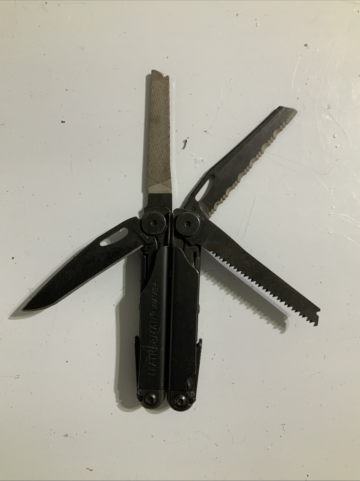 Leatherman Wave Plus + Multi-Tool! FAST SHIPPING! BLACK OXIDE – V18