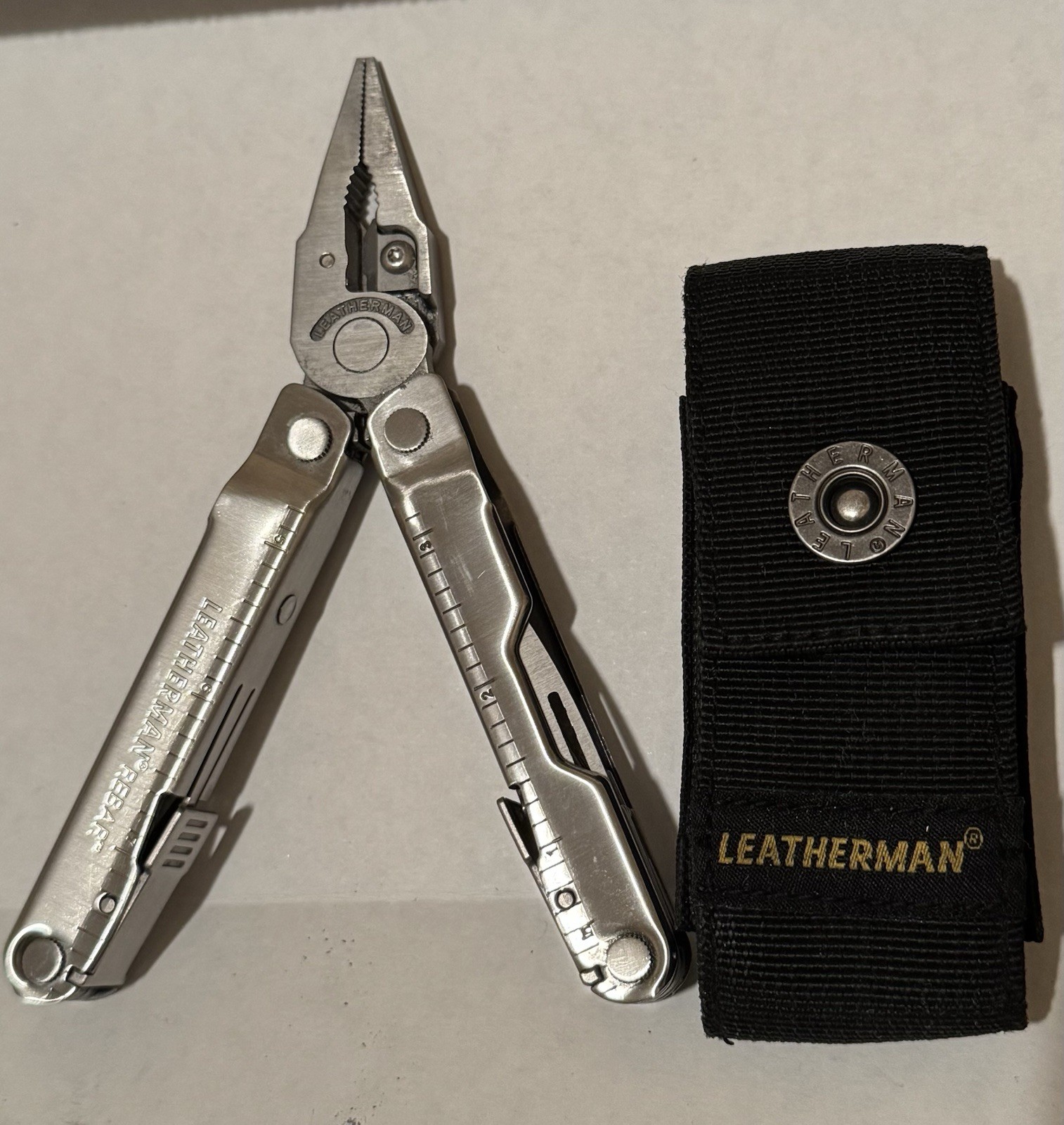 Leatherman Rebar Multi-Tool Stainless Steel with Sheath Pouch