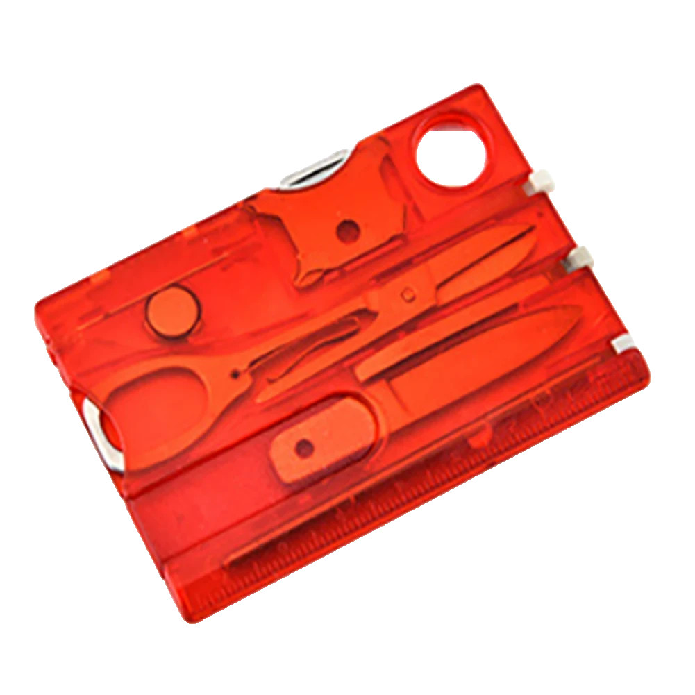 12-in-1 EDC Multitool Survival Tool with Knife Scissors Screwdriver Pocket Card