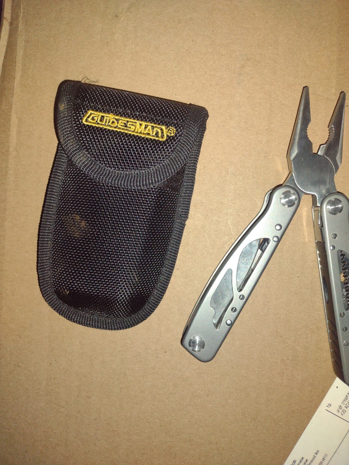 Guidesman Multi Tool W/Belt Pouch Fishing-Hunting-Camping SUPER CLEAN