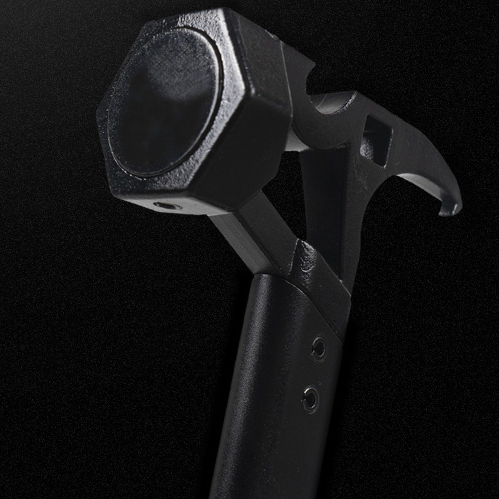 Stainless Steel Camping Hammer Multifunction Nail Puller & Bottle Opener