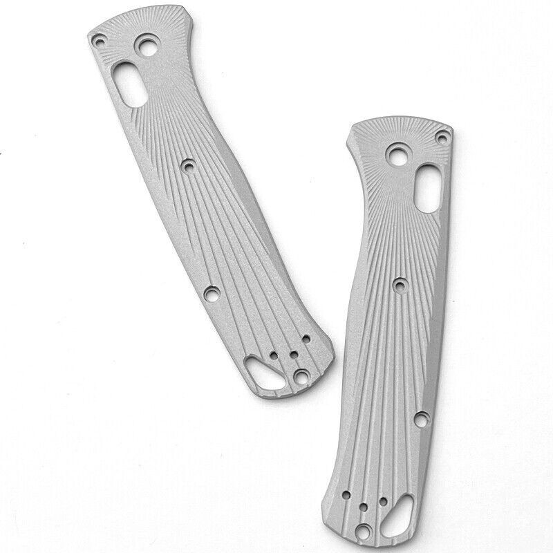 1 Pair Aluminium alloy Handle Scale for Benchmade Bugout 535 Radial Stria