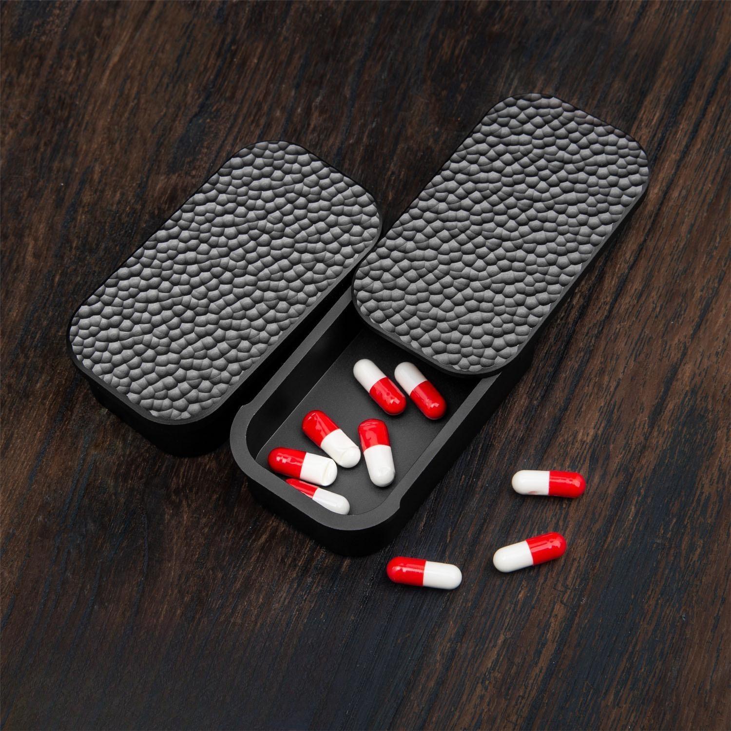 EDC Aluminum Alloy Tiny Things Storage Box Case Portable Outdoor Pill Holder