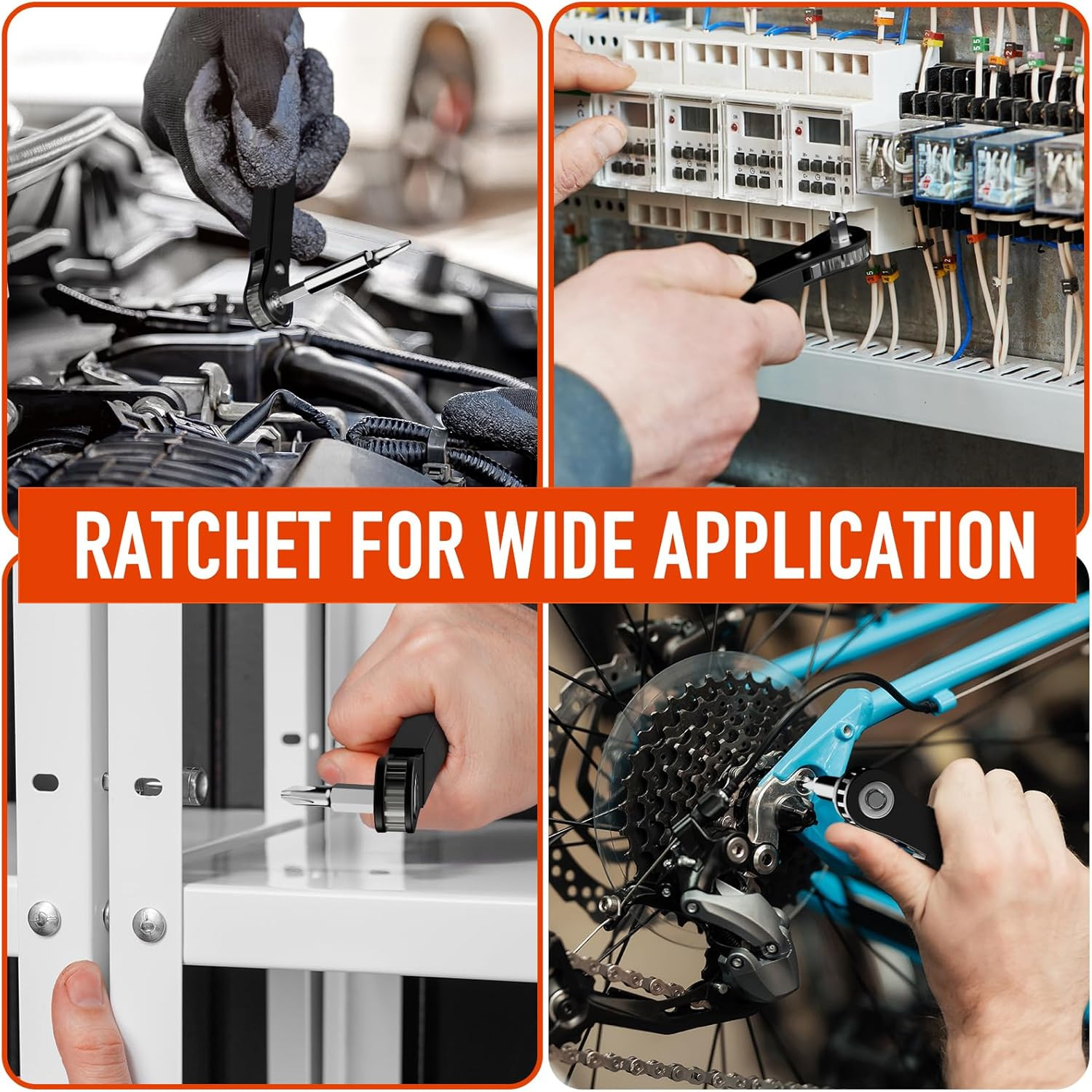Fathers Day Mens Gifts for Husband Dad 22 in 1 Ratcheting Pocket Screwdriver Gif