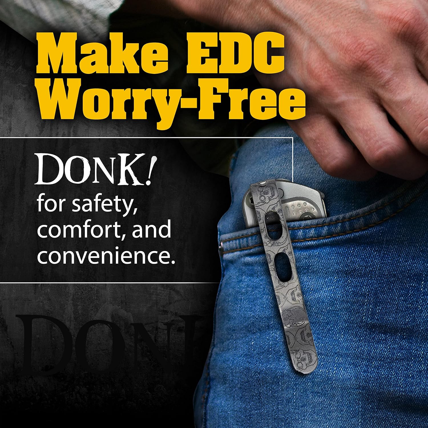 Pocket Clip for Leatherman Free P & T Series, ARC, Bond and Curl Multi-Tools | T