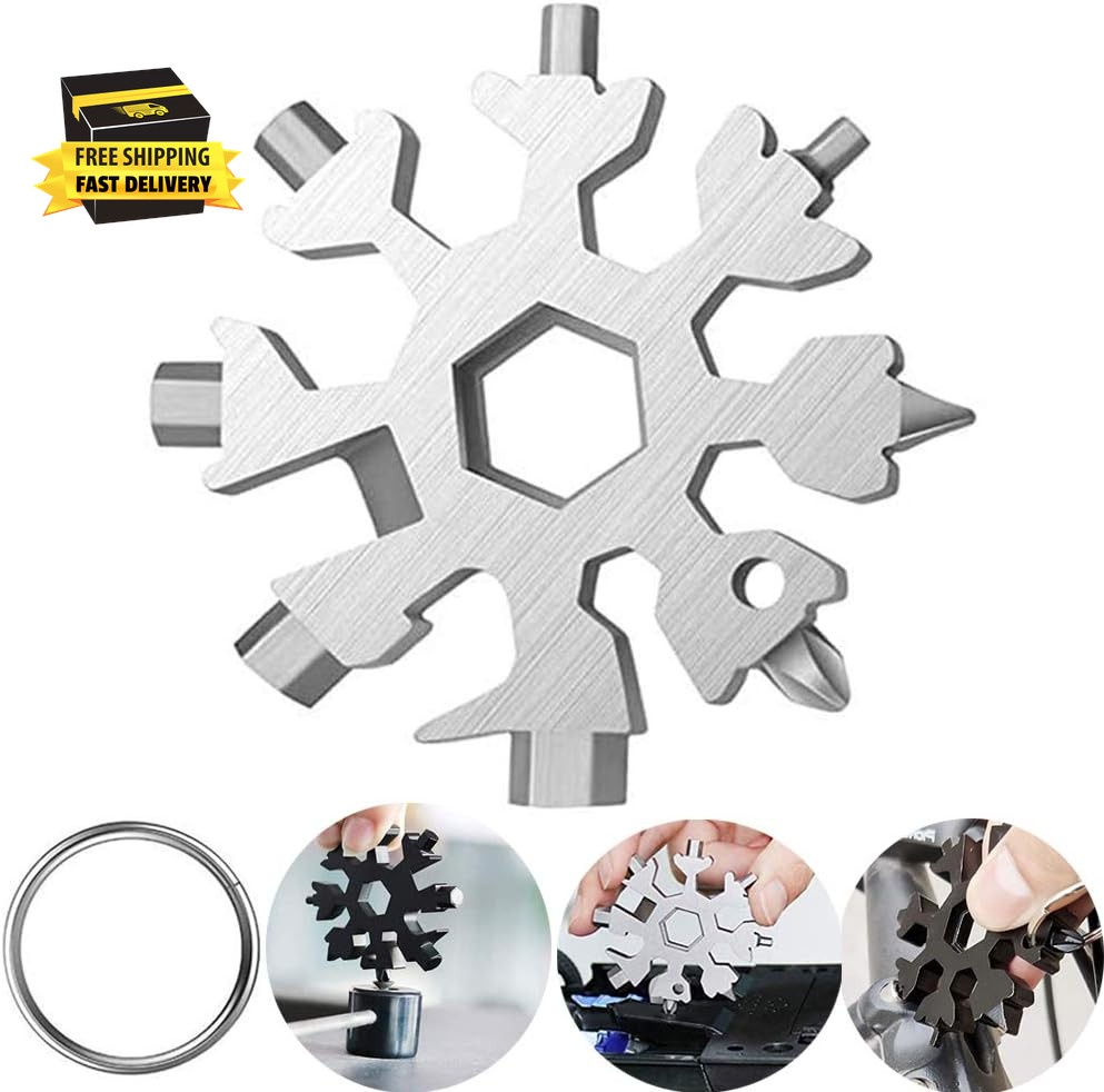 STAINLESS STEEL 18-In-1 Multi-Tool, Bottle Opener – Cool Alternatives for Men, D