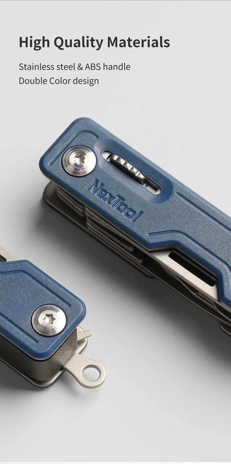 NexTool New 10-IN-1 Mini Folding Pocket Knife Hand Tools Survival Edc Multi Tool