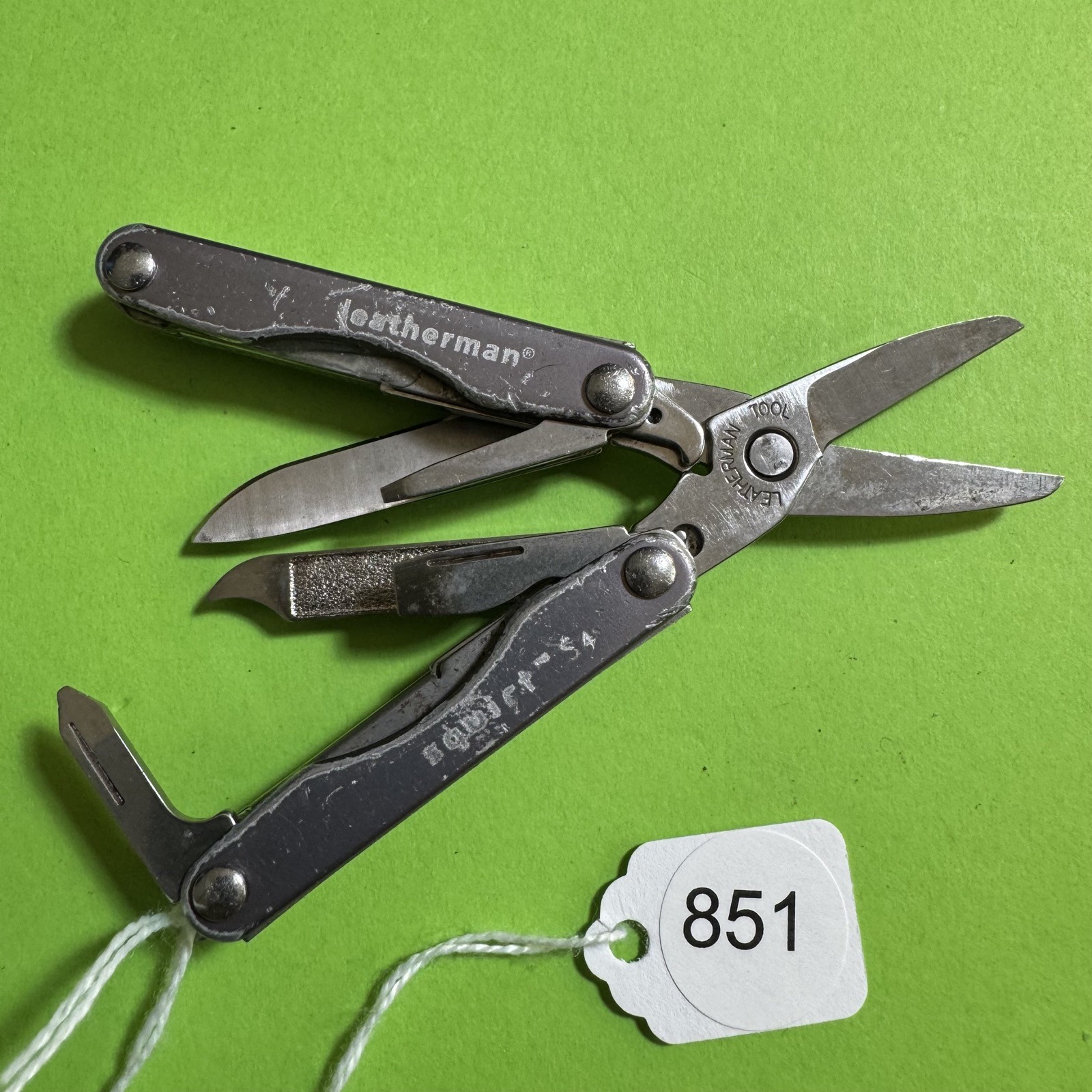 Leatherman Squirt S4 Multi-Tool Scissor Pocket Knife EDC Grey Stainless #851
