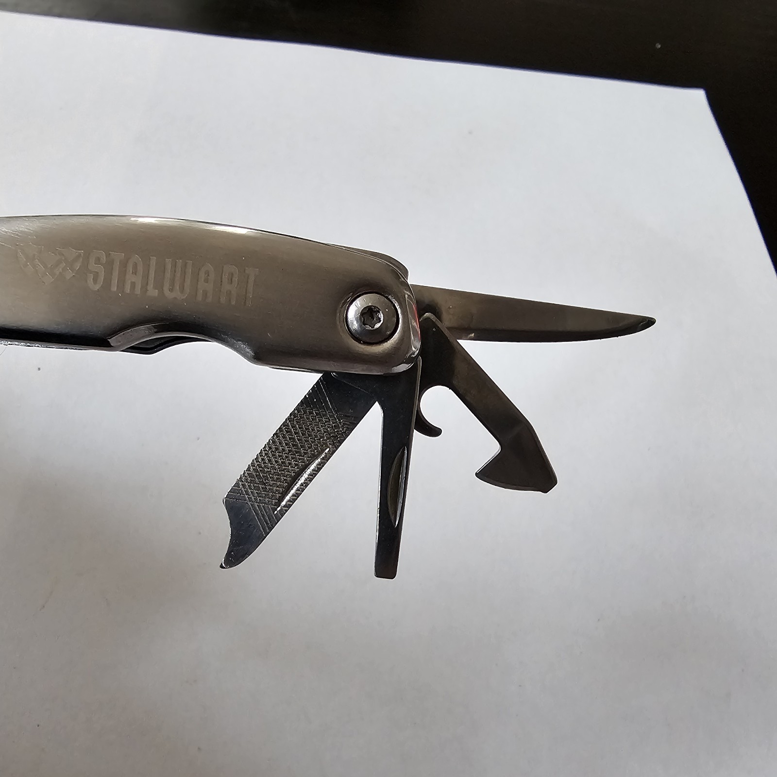 Stalwart Folding Pliers Multi Tool With Case New Old Stock Knife Saw