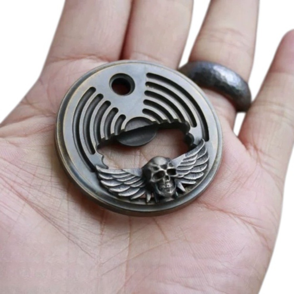 Nordic travel souvenirs Brass/White Copper Gothic bottle opener – Collection