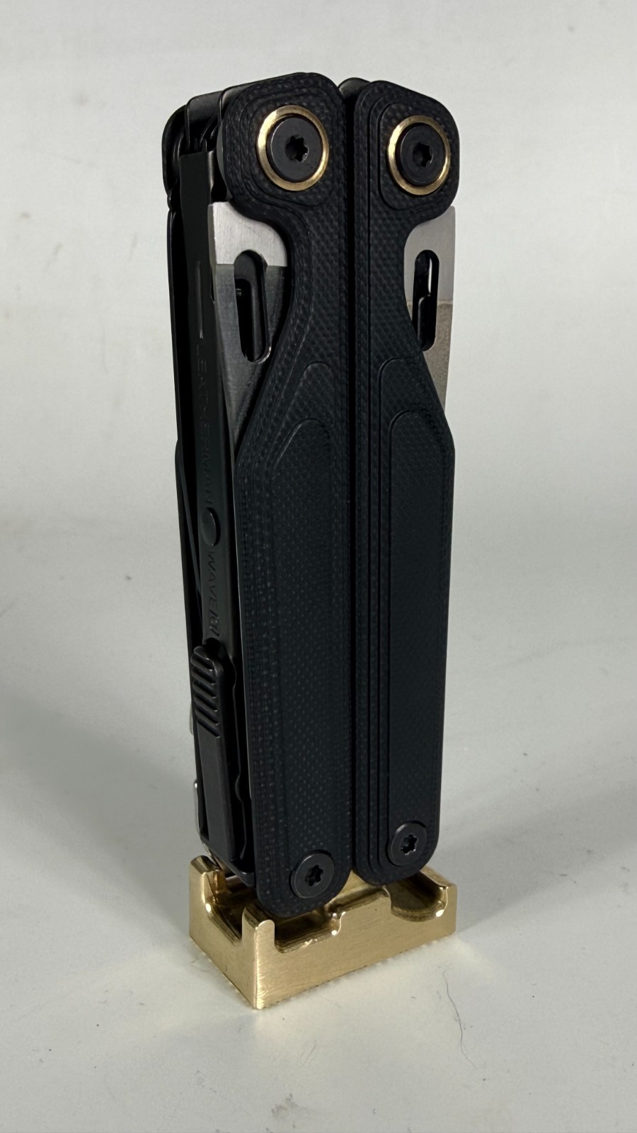 For Leatherman ALPHA, BRASS Hammer Head ADD-ON, tactical, military, Modification