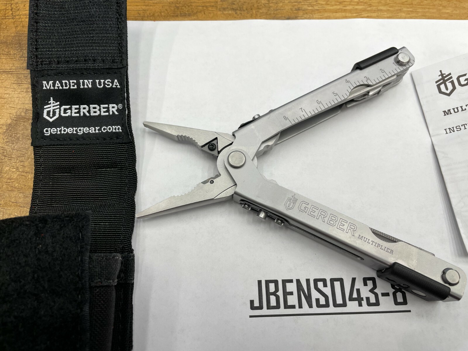 Gerber Tools Stainless Steel Needle Nose Multiplier Multi-Tool w/ Cutter MP600
