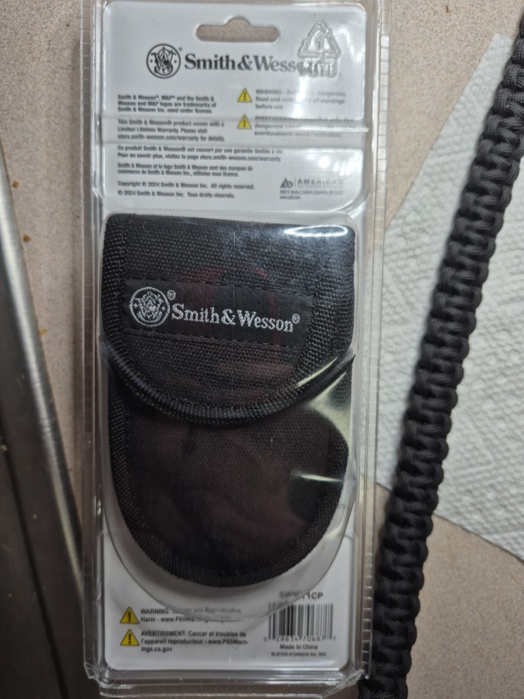 SMITH & WESSON 15 Function Multi-Tool Black SHEATH CASE New