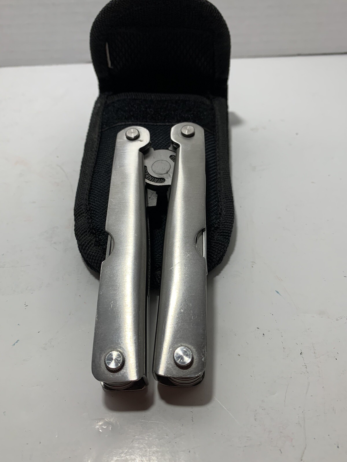 Lot of 3 Multitools Unbranded MultiPlier Plier Pocket Folding Knife 2 w/sheaths