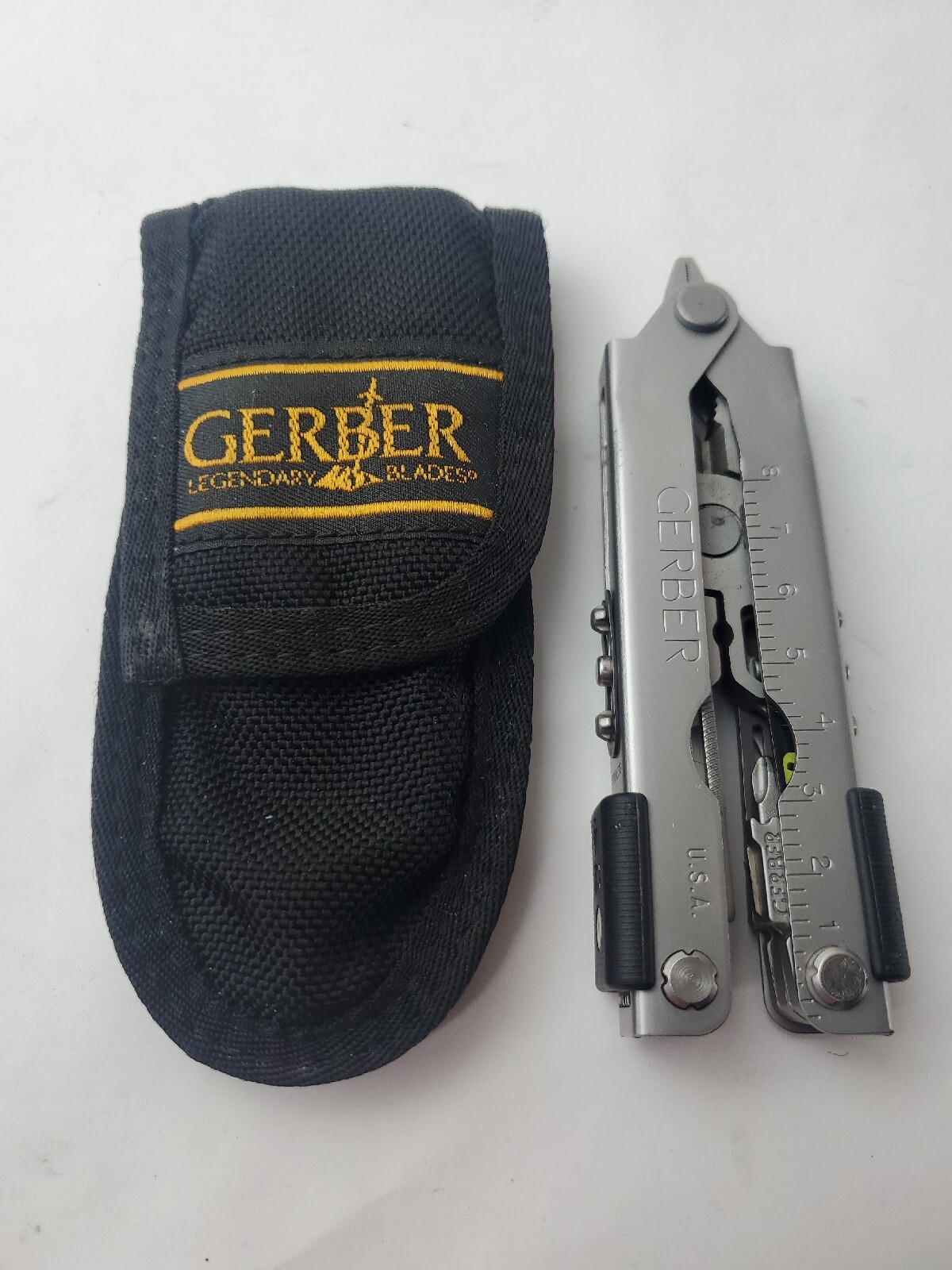 Vintage Gerber U.S.A. Multi Tool w/ Nylon Sheath.