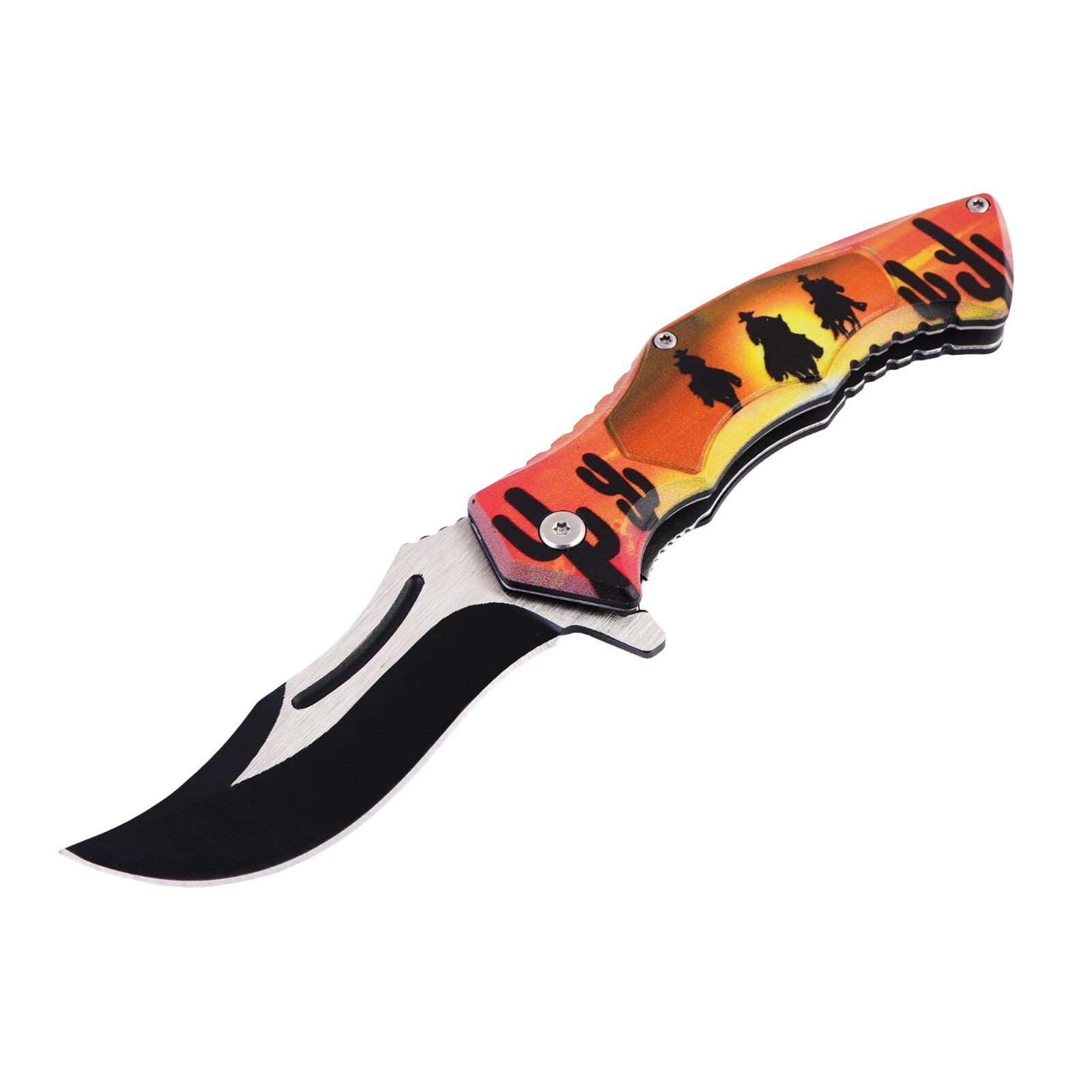 Cowboy Sunset Pocket Knife, Stainless Steel | Precision-Crafted