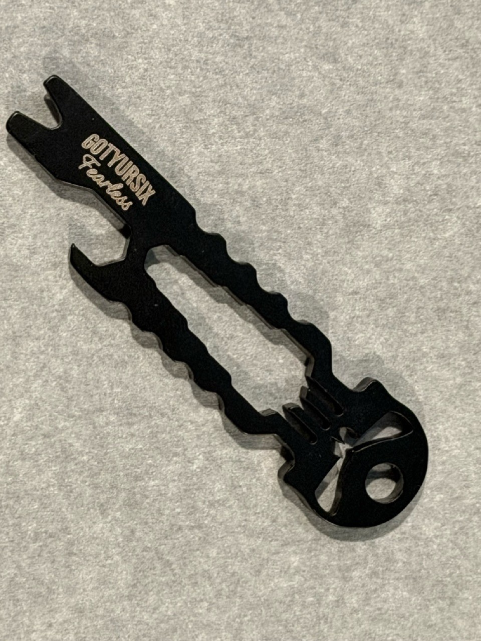 EDC-PUNISHER 6-In-1 COMPACT KEYCHAIN MULTI-TOOL