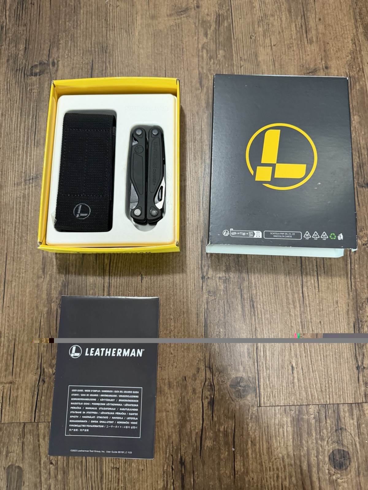 NIB Leatherman Charge Plus Multitool W/ Sheath And Bit Kit