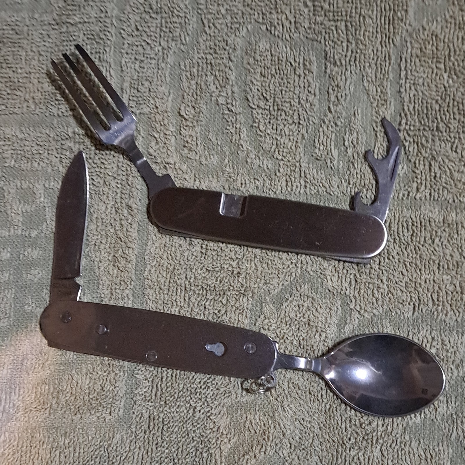 Detachable Stainless Steel Multi-Tool Knife Fork Spoon Bottle Opener