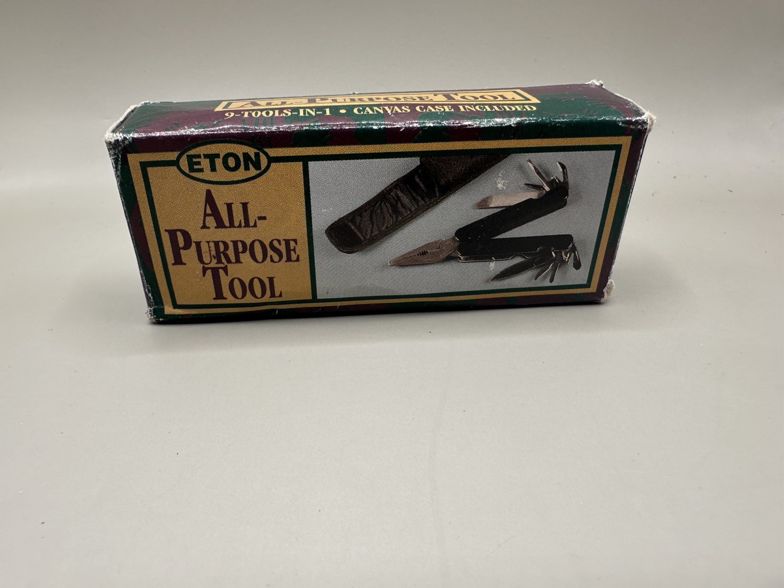 Eton All Purpose Multi Tool New In Box With Pouch Vintage 9 Tools In One