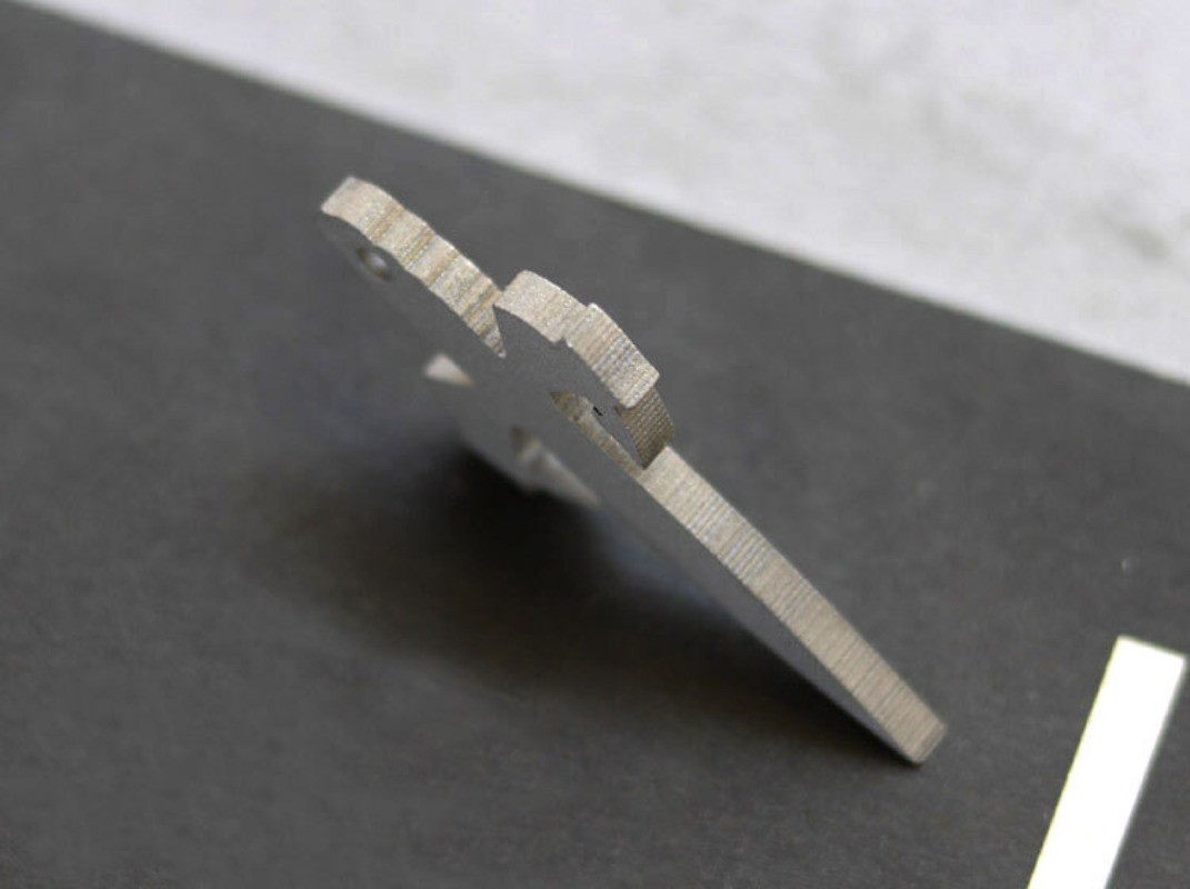 Fashion TC4 Titanium Alloy Microtech Dagger Keychain Necklace Pendant Bead Tool