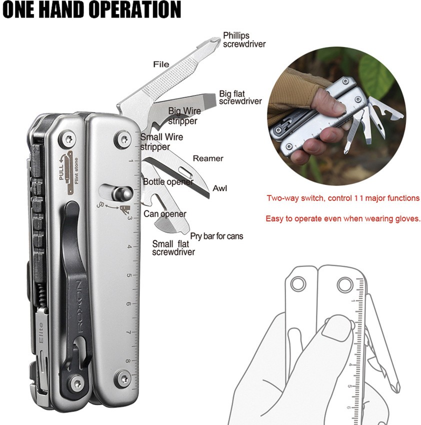 New ROXON 20 in 1 Multitool S803E