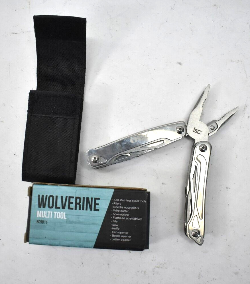 Basecamp Wolverine Multi Tool 11 In 1 Stainless Steel BC9811 BRANDED Unit
