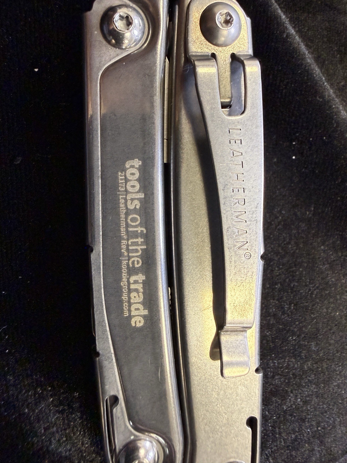 Leatherman Rev Stainless Multi-Tool NIB Engraved Display Model