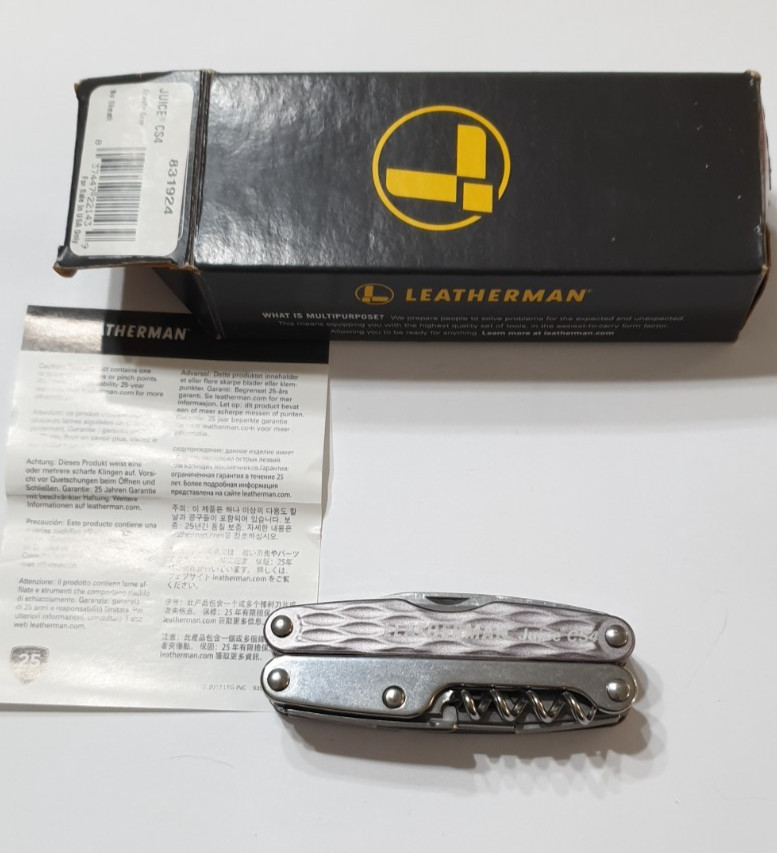 🔥🔥🔥 Leatherman Juice CS4 Gray Rare Retired Multi Tool Collectable New In Box
