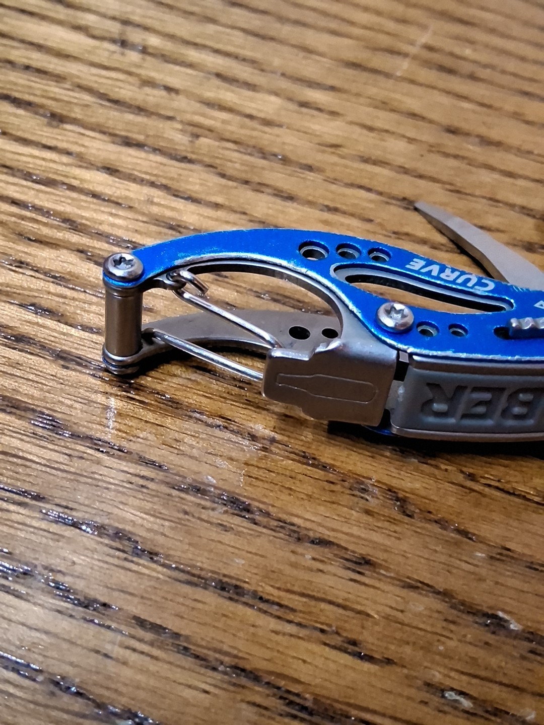 Blue Gerber Curve Mini Multitool, Locking Blades, Great Condition