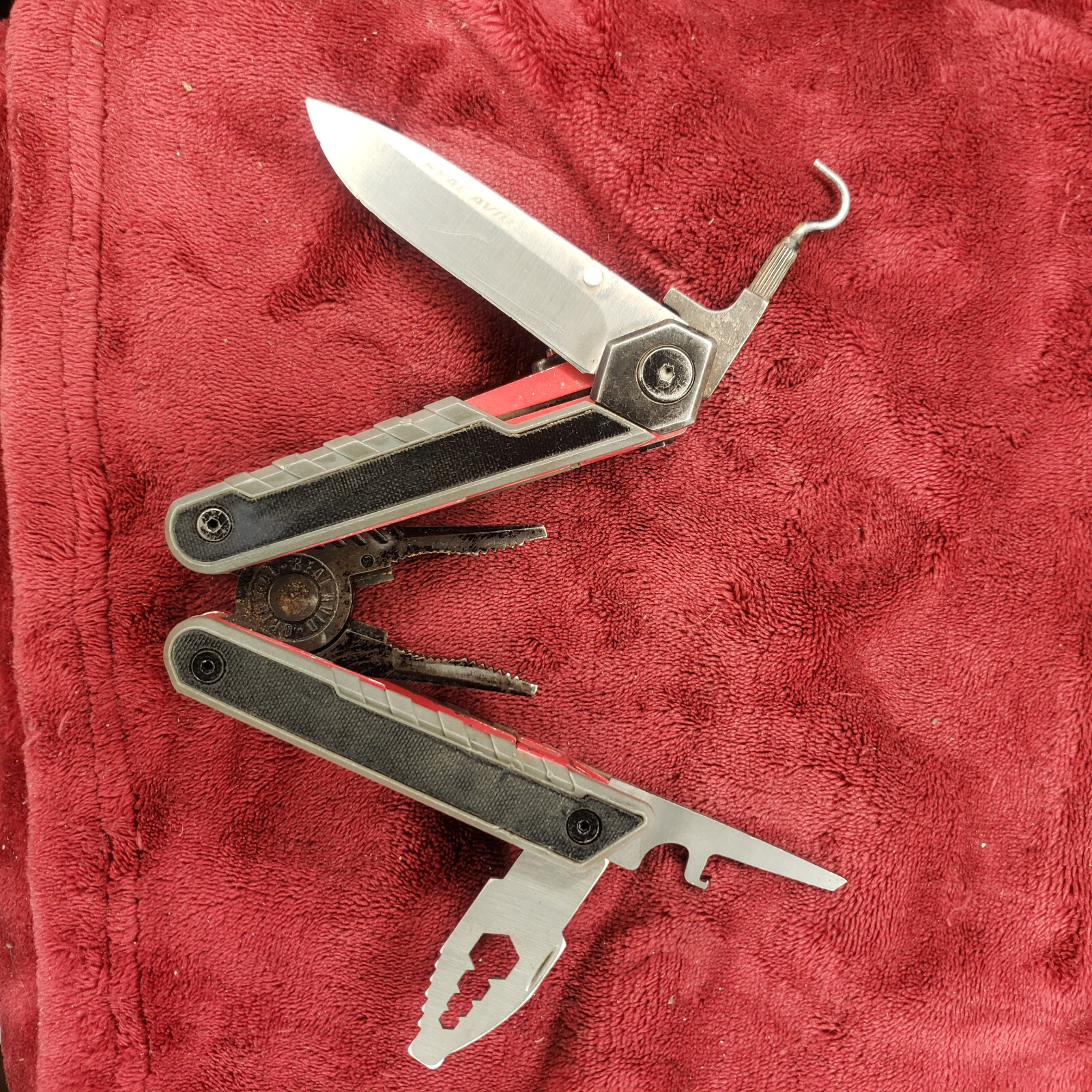 🔪 Real Avid AVGTMAX Gun Max Grey Plier Folding Knife Multi-Tool read