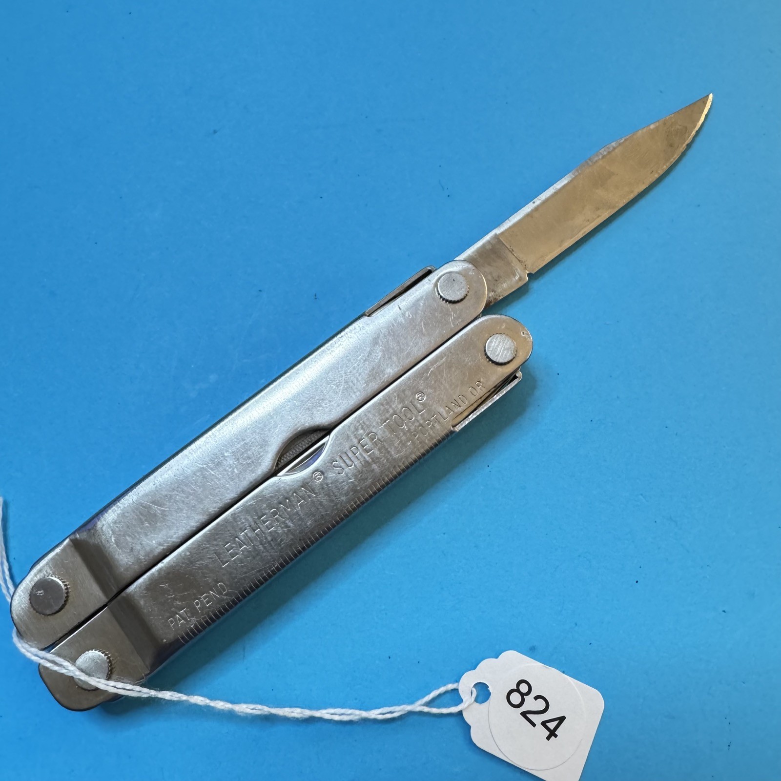 Leatherman Super Tool Plier Multi Tool Pocket Knife New Nylon Sheath EDC #824