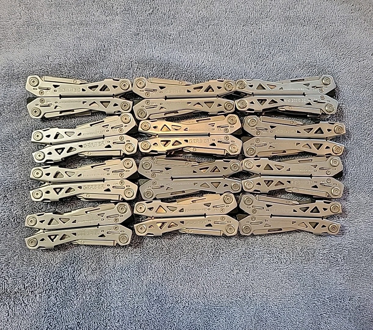 Gerber Suspension NXT Multi Tools – LOT OF 12 – Pliers, Scissors, Knife, File