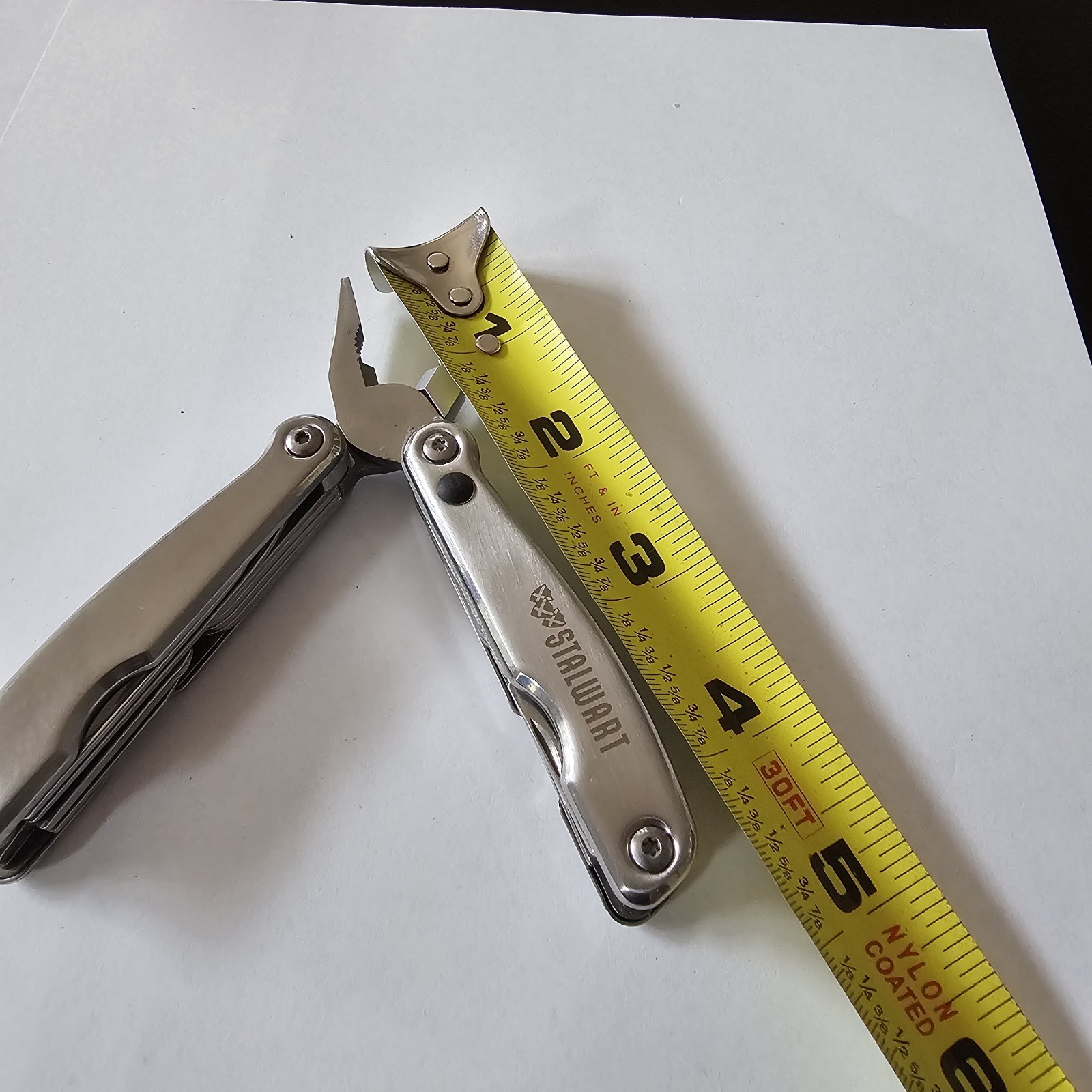 Stalwart Folding Pliers Multi Tool With Case New Old Stock Knife Saw