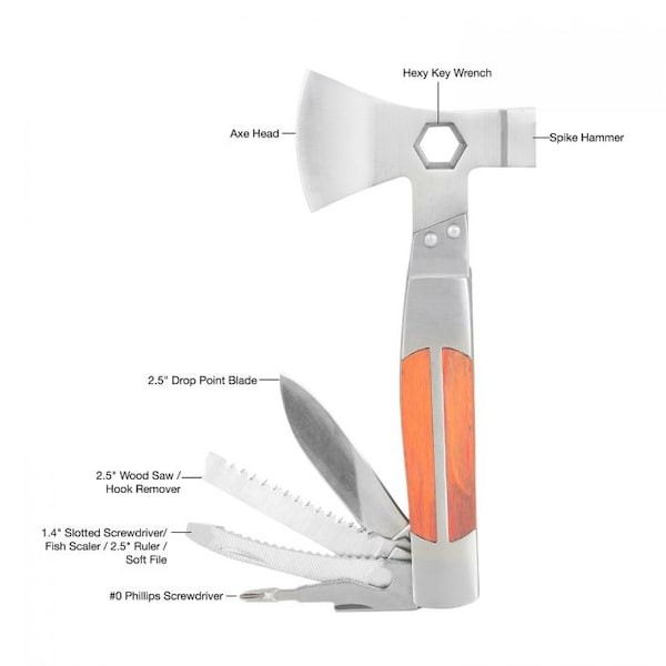 SHEFFIELD 12301 Camper 12-in-1 Multi-Tool