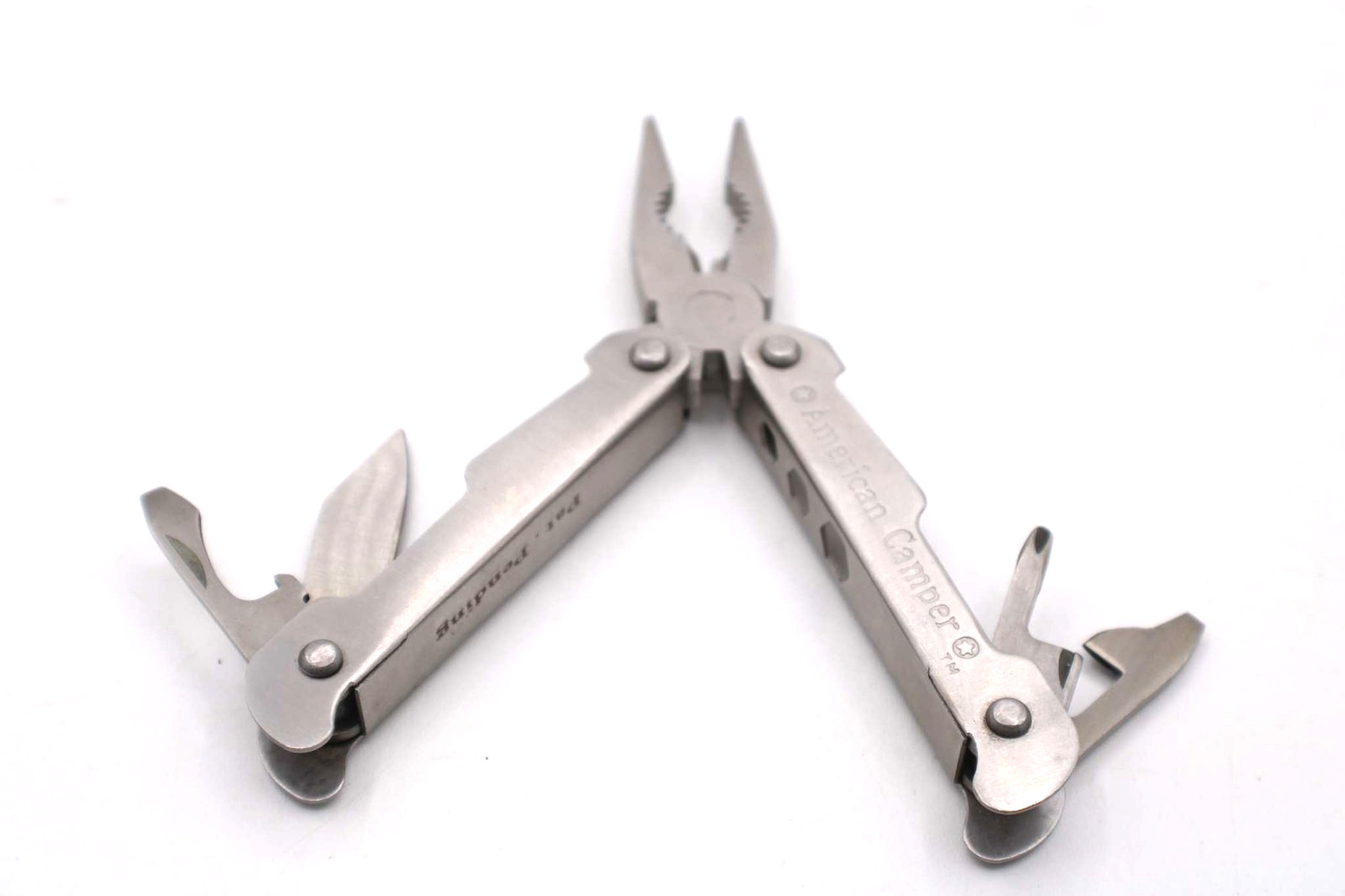American Camper Multi-Tool Pliers Screwdriver Compact Pocket Camping Hand Tools