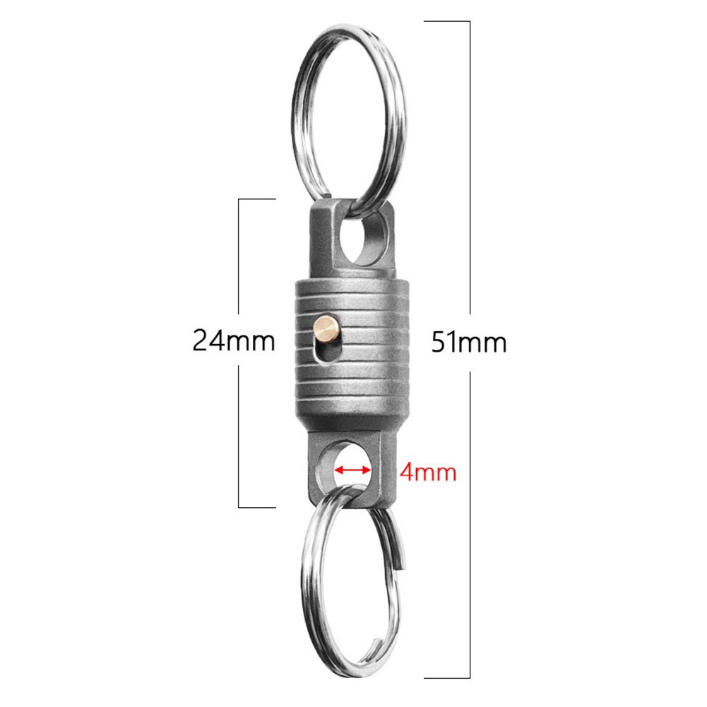 Titanium Carabiner Perfect for Hiking and Outdoor Activities with Ease