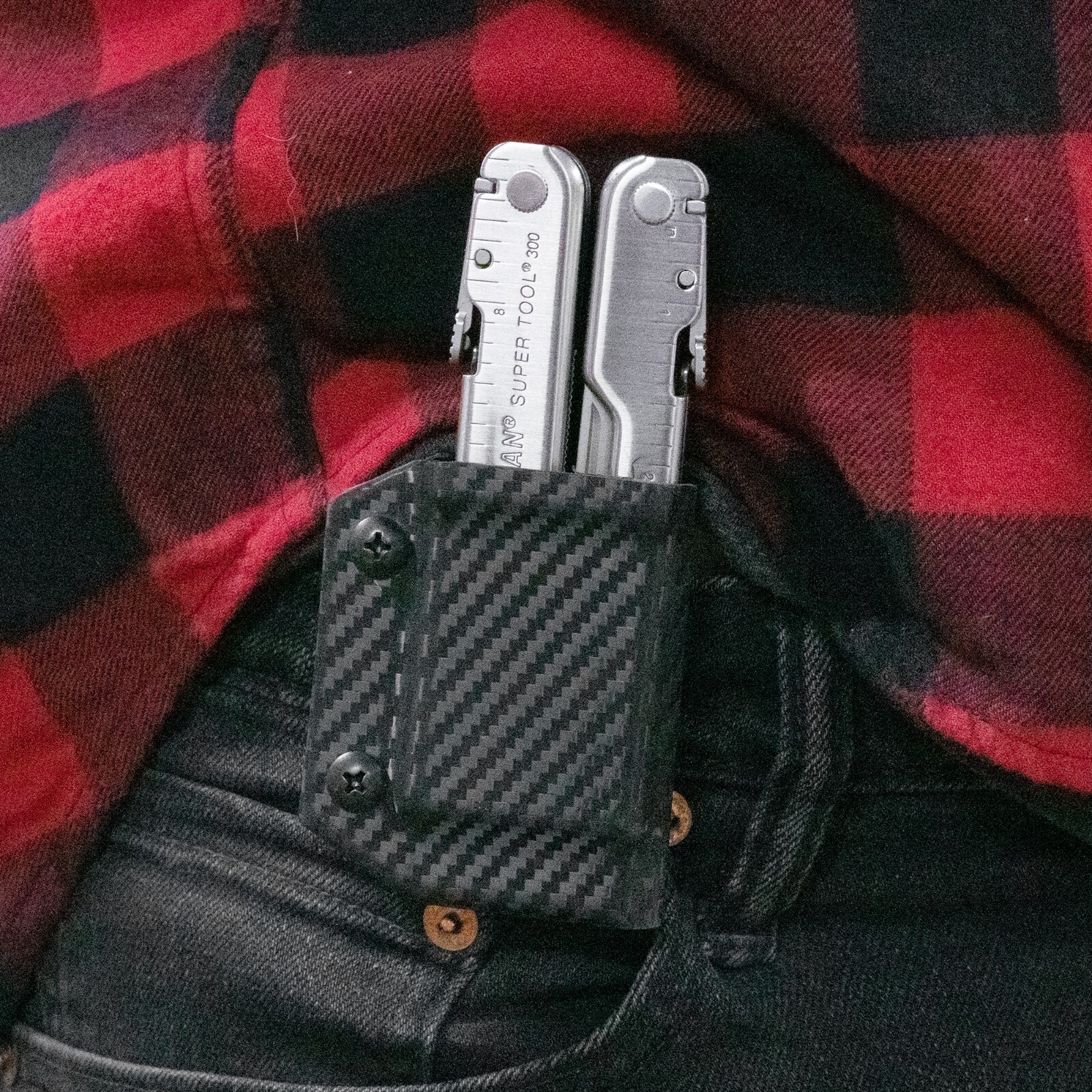 Clip & Carry Kydex Multitool Sheath fits Leatherman Supertool 300 – USA Made