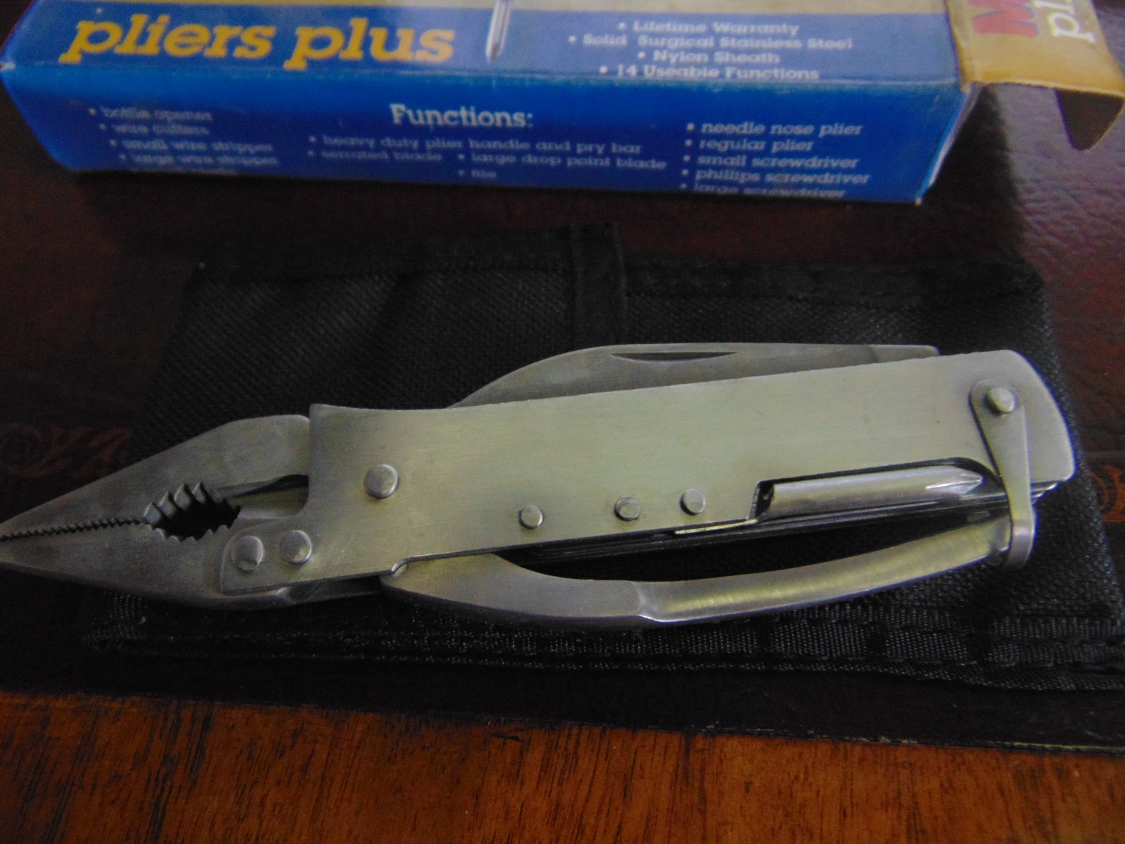 Maxam “Pliers Plus” 14-Function Multi-Tool Surgical Stainless Steel
