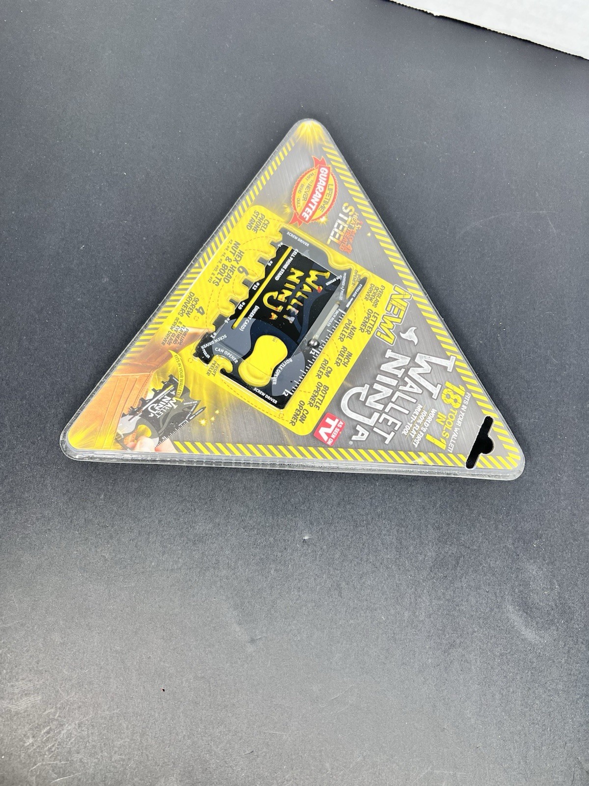 WALLET NINJA – 18 Tools in 1 Flat Multi Tool, AS SEEN ON TV, Fits in Your Wallet