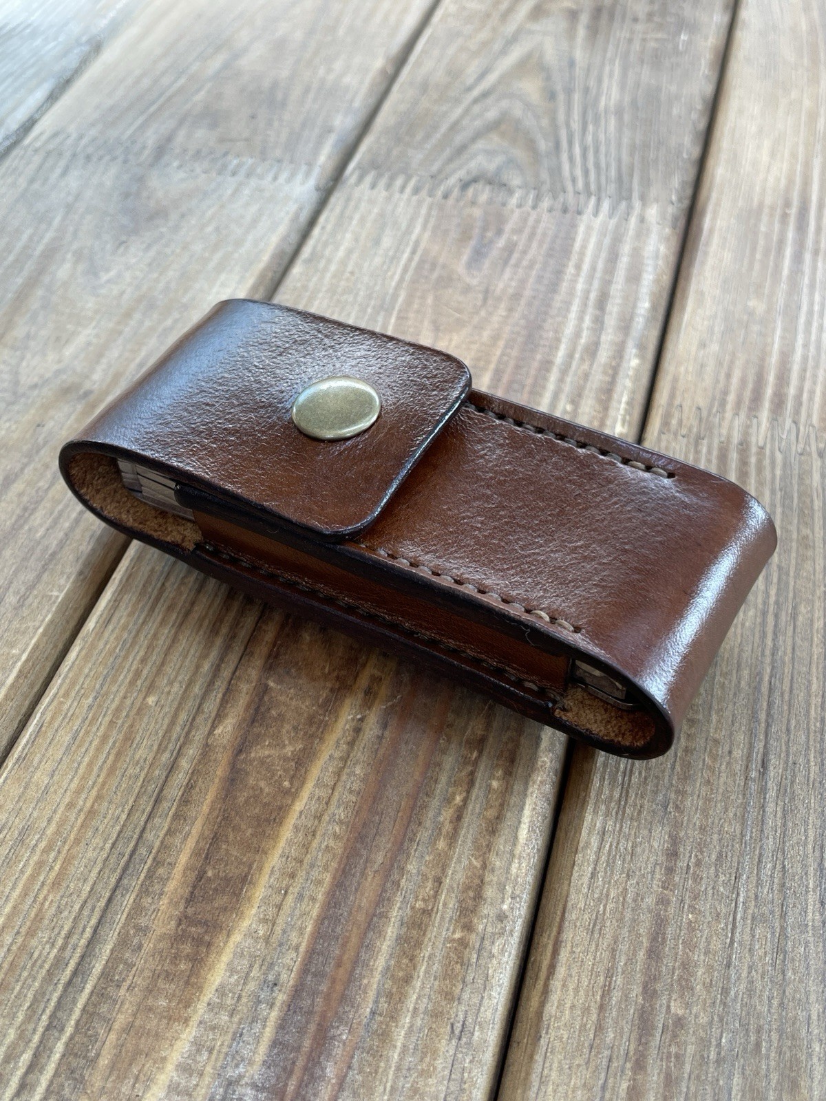 Leather Sheath for Victorinox SWISSTOOL SPIRIT With Belt clip