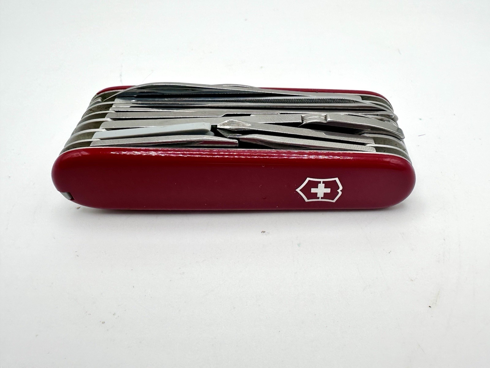 Victorinox Officier Suisse Swiss Army Knife W/ Case & Fisher Space Pen