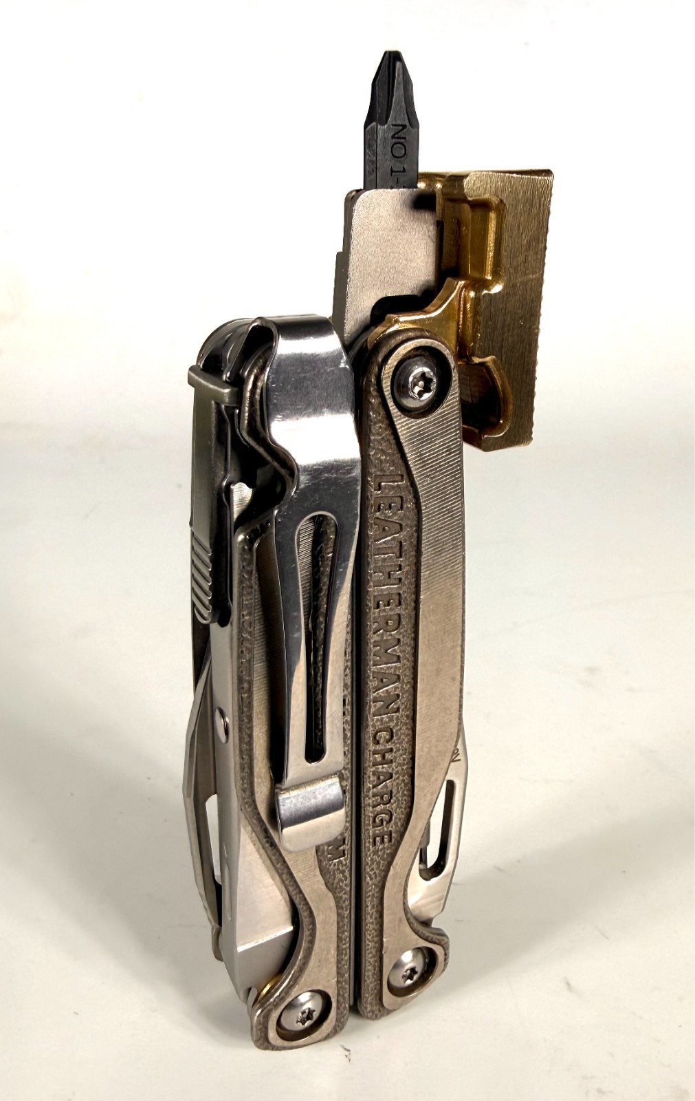 For Leatherman CHARGE,+ TT & TTI, BRASS Hammer Head ADD-ON, tactical, military