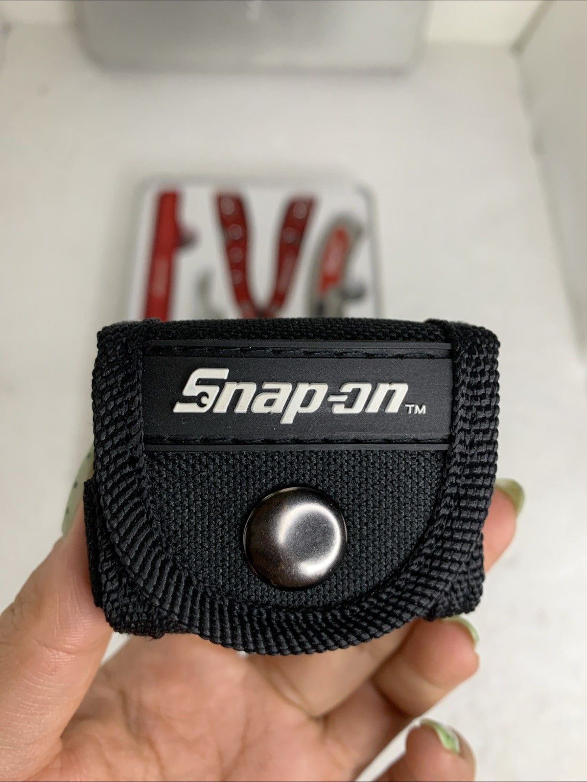 Snap On Tools 5 Pieces Stainless Steel Red Metal Multi Tools Missing Batteries