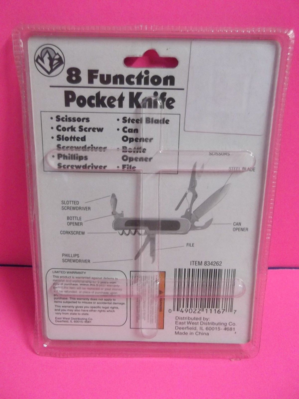 8 FUNCTION POCKET KNIFE