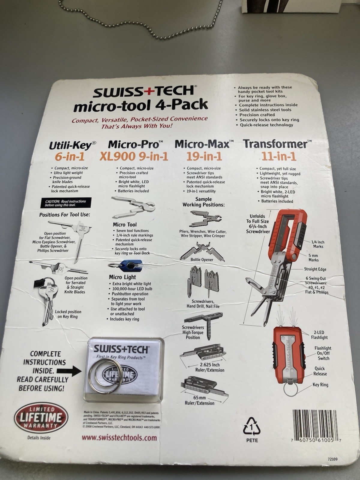 Swiss+Tech Swiss Tech Micro tool 4 pack NIP Gift