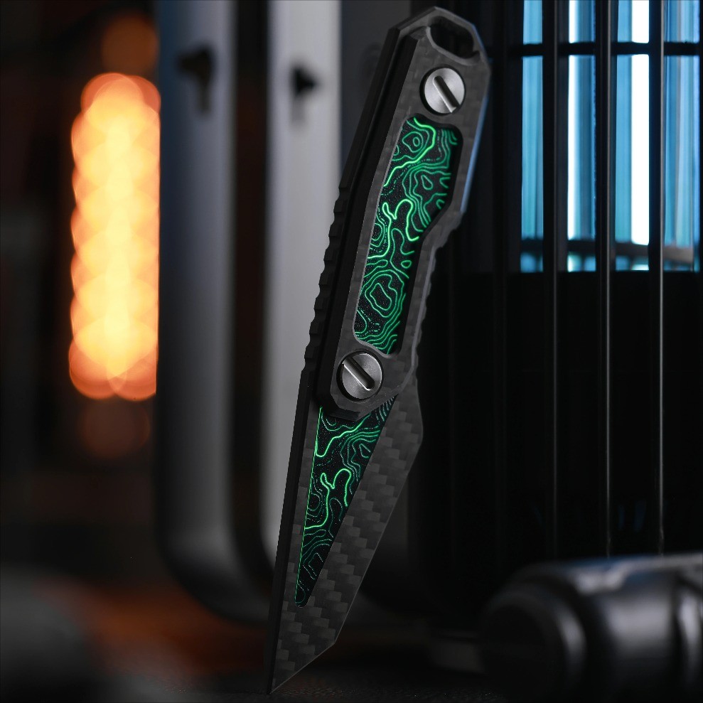 Customize – Hollow Luminous Carbon Fiber Crowbar Multi Tool Survival Defense EDC