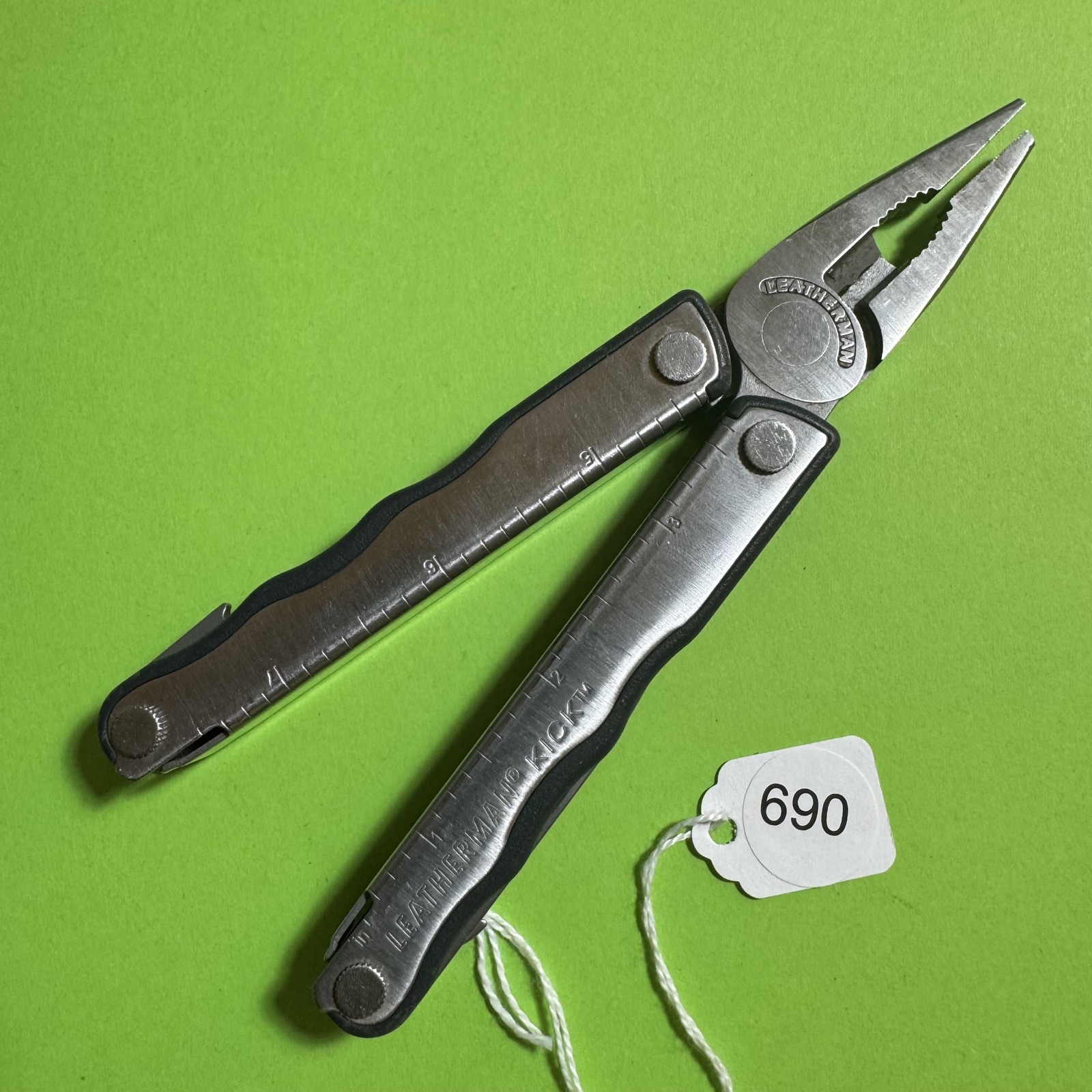 Leatherman Kick Plier Multi Tool Multifunction Pocket Knife Stainless EDC #690